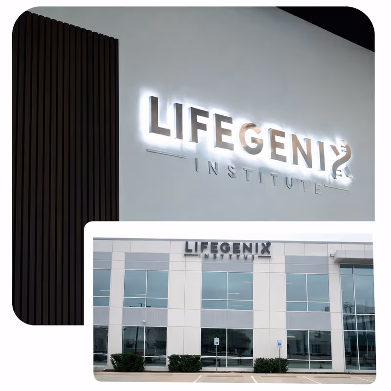 LifeGenix Institute reception and lobby